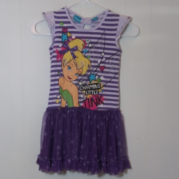 Disney Other - Disney Tinkerbell Dress Purple 6-6x